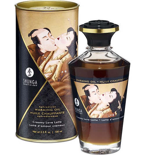 Massageolja Shunga Creamy Love Latte 100 ml