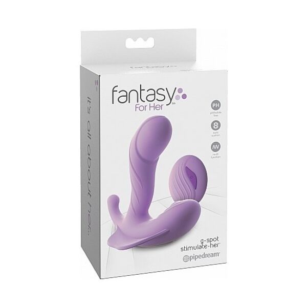 G-punktsvibrator Pipedream Fantasy For Her med fjärrkontroll