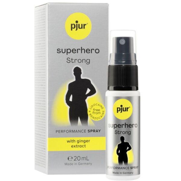 Fördröjningsspray pjur superhero Strong, 20 ml