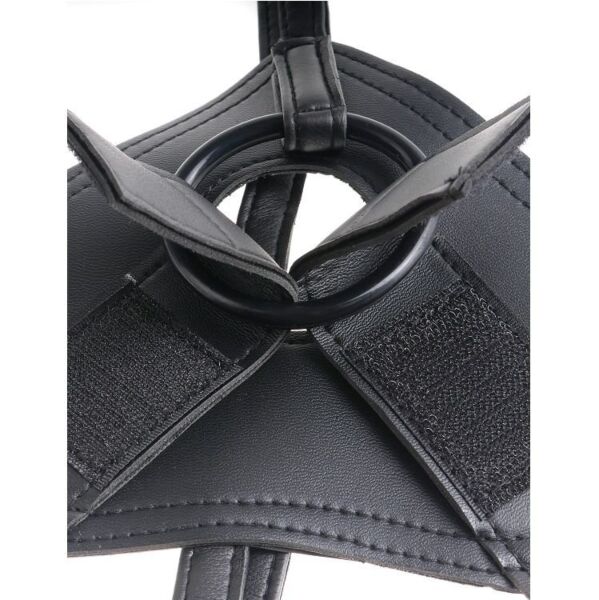Strap-on med realistisk dildo King Cock Strap-On Harness, med sugkoppsfot