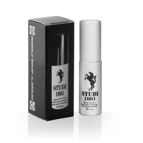 Fördröjningsspray Eros-Art Studi 1001 i sin flaska på 20 ml
