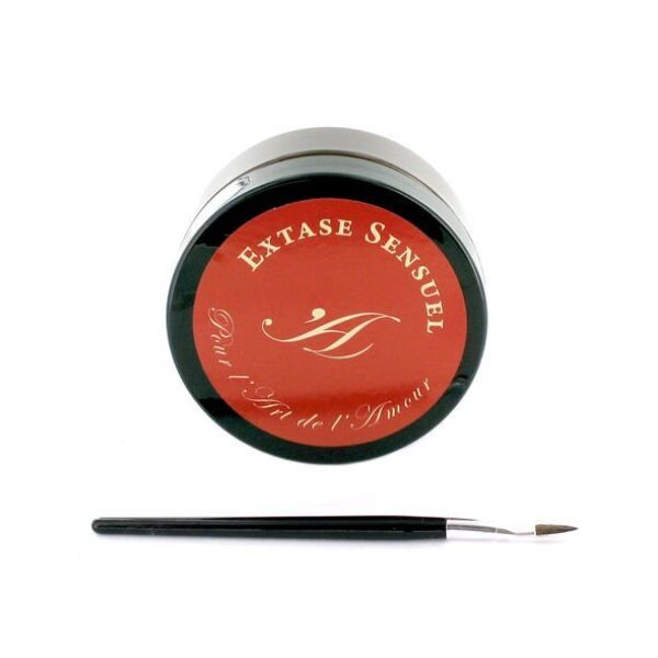 Ätbar kroppsfärg Extase Sensuel Chocolate 50 ml med pensel