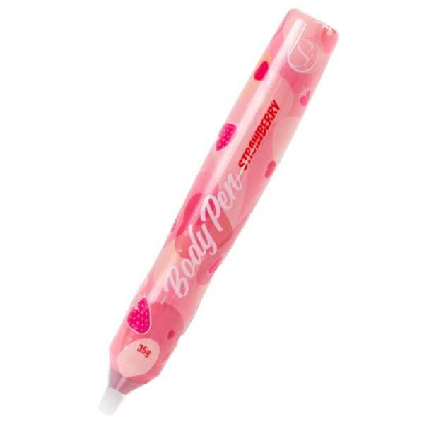 Ätbar kroppspenna Secret Play Body Pen, i smak jordgubbe eller choklad
