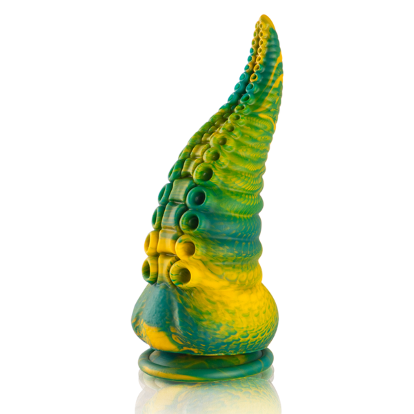Dildo EPIC Cetus ur kollektionen Cybersilicock, med sin stegvisa form och sin bas
