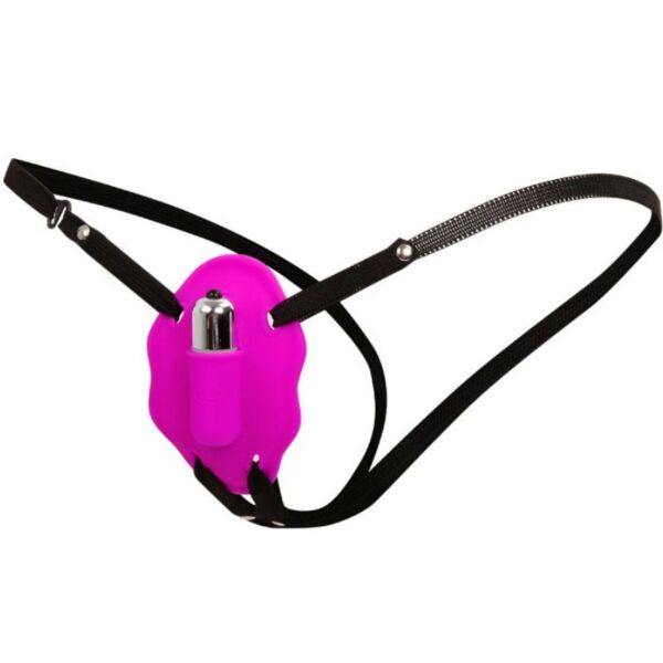 Strap-on med vibration Baile Love Rider, med silikonbyxa och kulvibrator