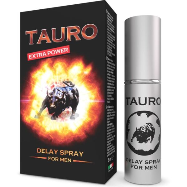 Fördröjningsspray Tauro Extra på 5 ml, med örter och utan bedövning