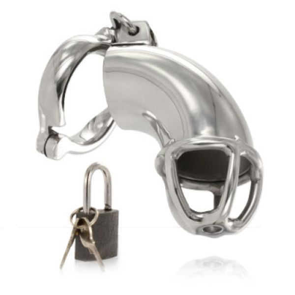Kyskhetsbur Metal Hard Lancelot med ring, låsstift och hänglås
