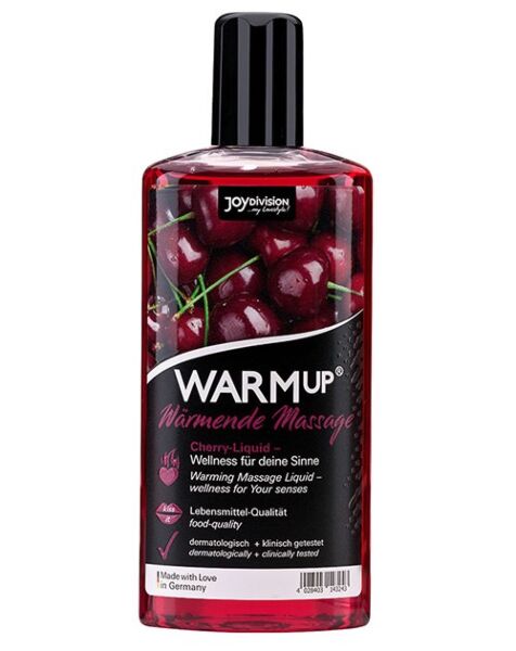Flaska med värmande massageolja Joydivision WARMup, 150 ml