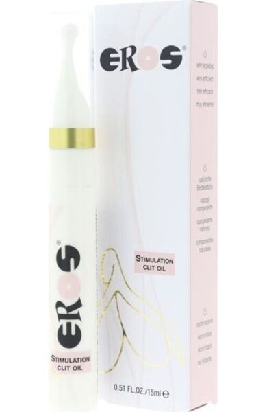 Flaska med stimulerande olja EROS Stimulation Clit Oil, 15 ml