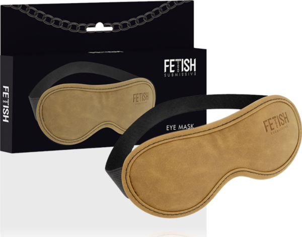 Fetish Submisive-ögonbindel med elastiskt band