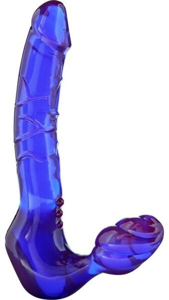 Strapless strap-on Toyjoy Bend Over Boyfriend med en lång och en kort ände