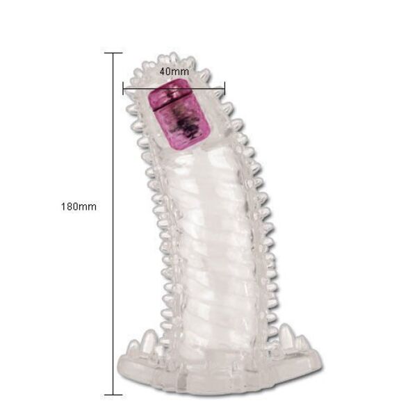Penishylsa Baile Brave II med vibrerande spets