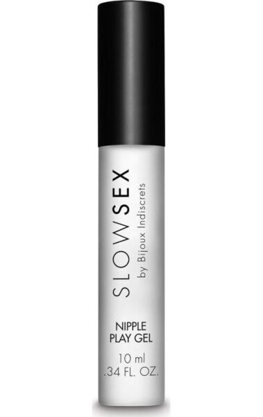 Bröstvårtsgel Bijoux Slow Sex Nipple Play Gel med applikator med metallkula