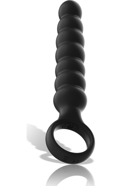 Vibrerande analplugg Black&Silver Bob i svart