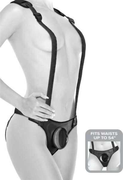 Pipedream Body Dock strap-on med fästplatta och justerbara remmar