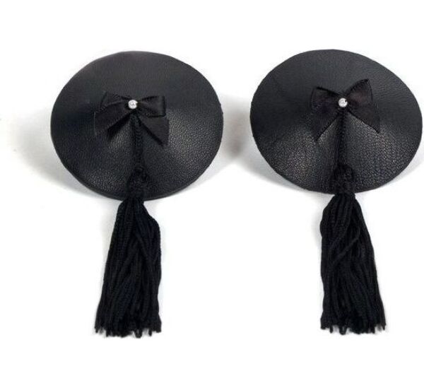 Bröstvårtsskydd med tofsar Bijoux Indiscrets Burlesque Pasties Classic