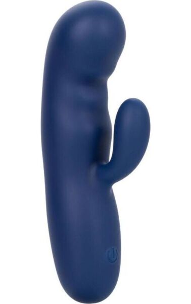 Vibrator med dubbla motorer CalExotics Cashmere Silk Duo i blått