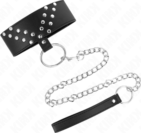 Halsband med koppel Kink 65 cm, justerbart