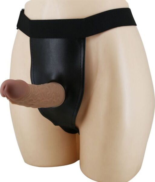Pretty Love strap-on med brun marmorerad dildo