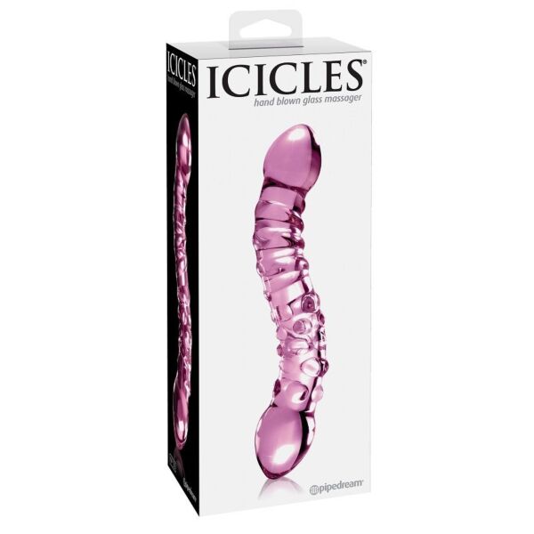 Glasdildo Pipedream Icicles N. 55 med två ändar