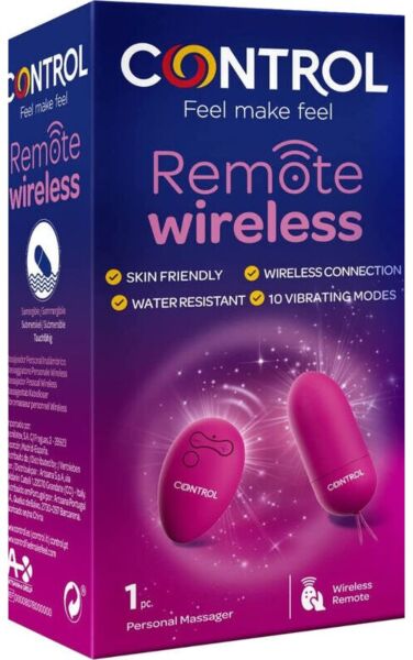 Vibrerande ägg Control Remote Wireless med trådlös fjärrkontroll