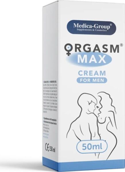 Intimkräm Orgasm Max Cream For Men från Medica Group, förpackning om 50 ml