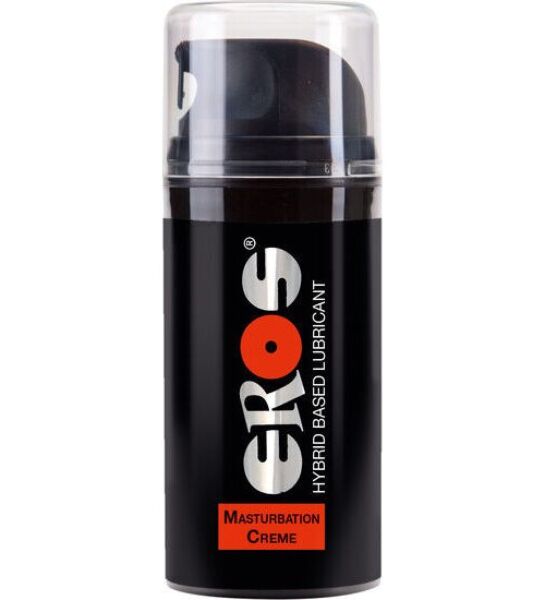 Flaska med pump av masturbationskrämen EROS Classic Masturbation Creme 100 ml