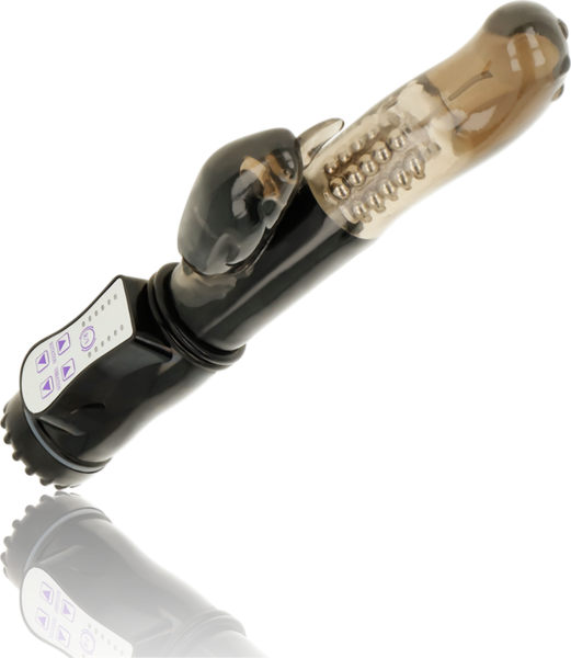 OhMama Rotator vibrator med klitorisstimulator i form av en delfin