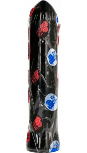All Black Dildo 22 cm med rundad spets