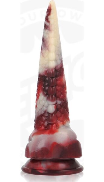 Dildo Epic Draxis Abyss Shadow med smalare topp och greppvänlig bas