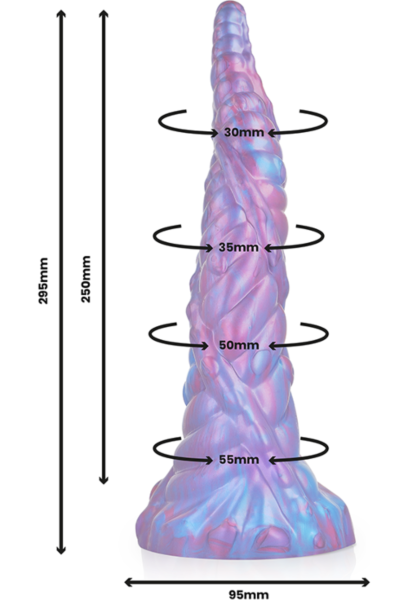 Dildo Epic Nokken med sugproppsbas