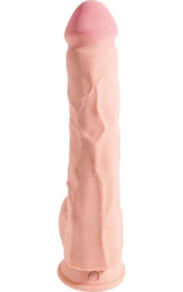 Dildo King Cock Plus från Pipedream, med tre densiteter och testiklar