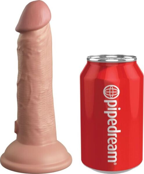 Realistisk vibrerande dildo King Cock Elite 15,2 cm med sugkoppsbas