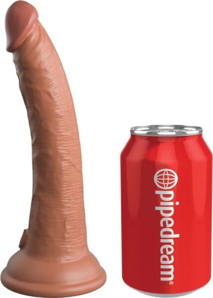 Realistisk dildo King Cock Elite 17,8 cm med sugkopp som bas