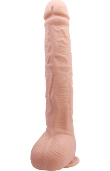 Realistisk dildo Baile, 28 cm, med sugpropp på basen