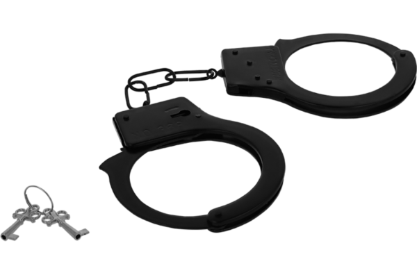 Handbojor i metall från Intense Fetish med nycklar