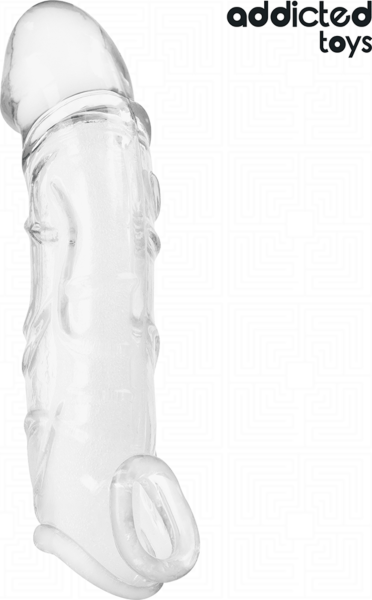 Penisförlängare Addicted Toys 22 cm, transparent överdrag