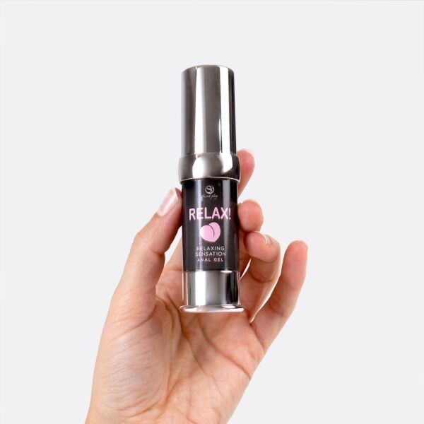 Airless-förpackning på 15 ml med analglidmedlet Secret Play Relax