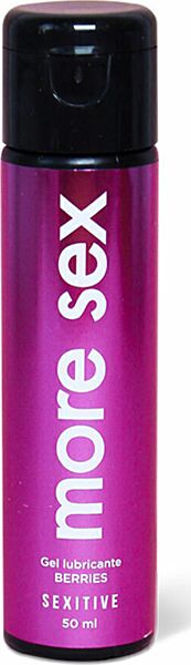 Vattenbaserat glidmedel Sexitive More Sex, förpackning på 50 ml