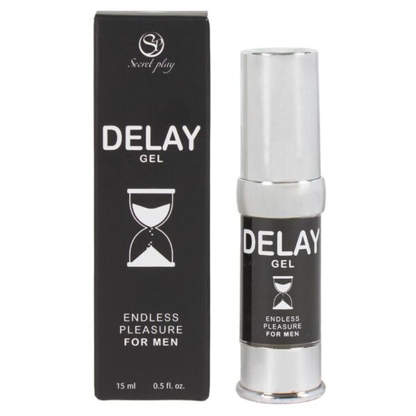 Fördröjningsgel Secret Play Endless Pleasure i airless-förpackning på 15 ml