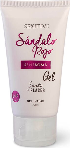 Intimgel Sexitive Sens Bomb i förpackning med 70 g