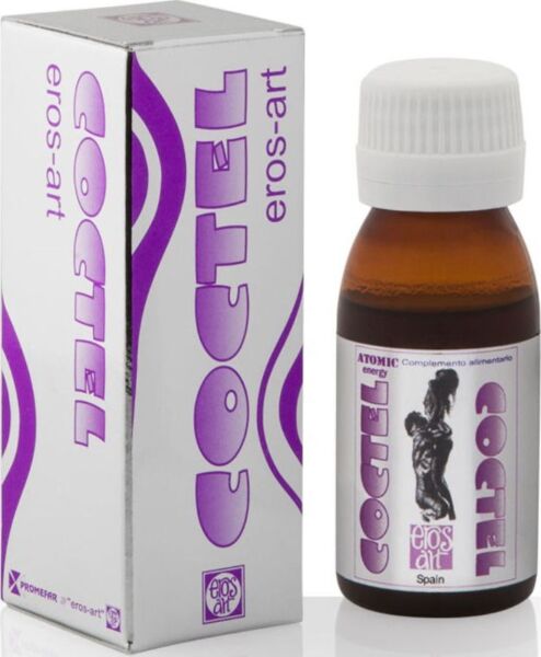 Förpackning med 60 ml Eros Kärleksdroppar