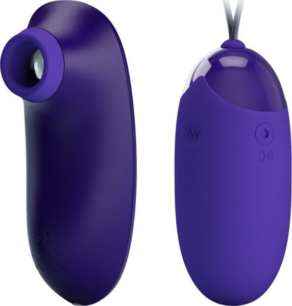 Vibrerande ägg från Pretty Love i lila silikon med flexibel sladd