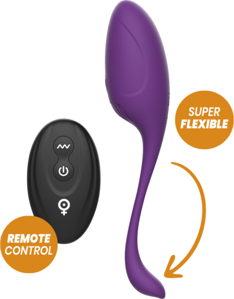 Äggvibrator Rewolution Rewovo med fjärrkontroll