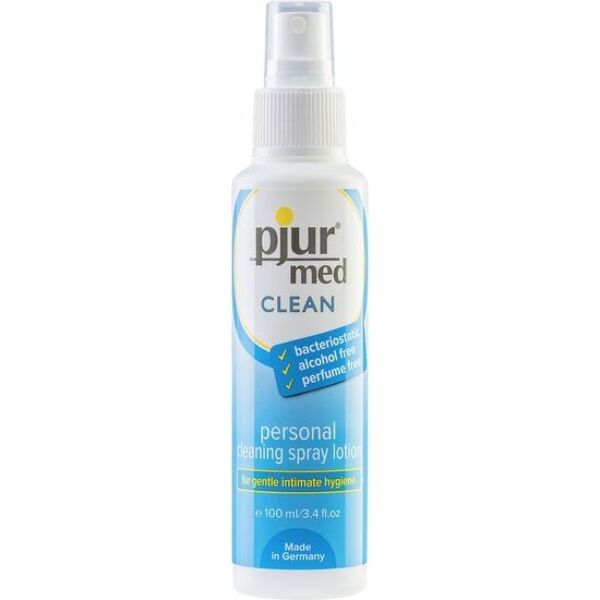 Intimrengöring pjur med Clean spray i flaska på 100 ml