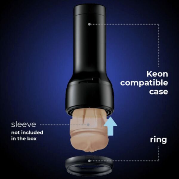 Höljet Kiiroo Keon Compatible Stroker Case med sin fästring