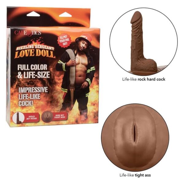 Manlig uppblåsbar sexdocka CalExotics Sizzling Sergeant