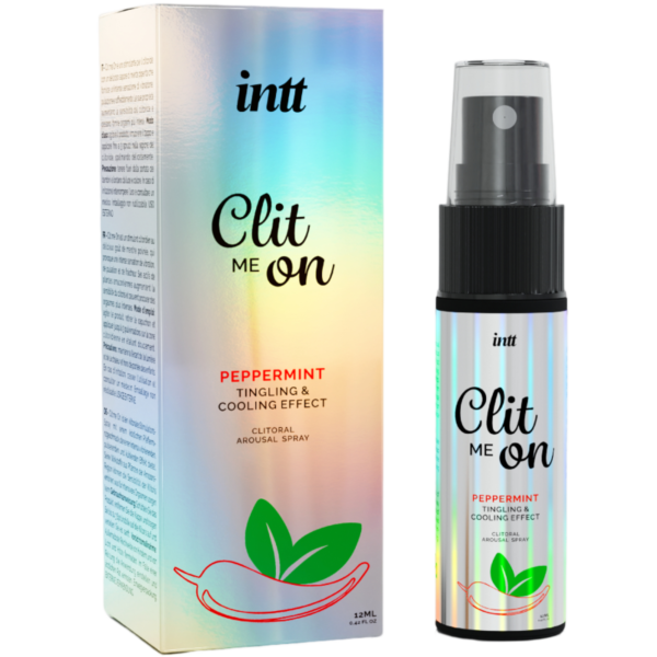 Stimulerande klitorisspray INTT Clit Me On, förpackning på 12 ml