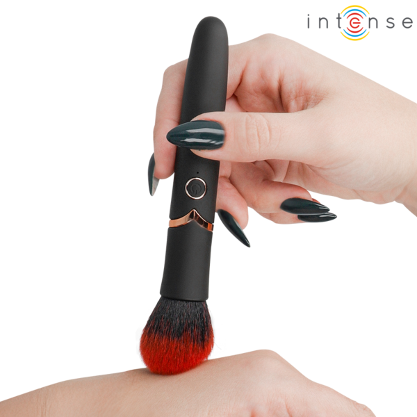 Vibrator med borsthuvud Intense Emilia och dess borst