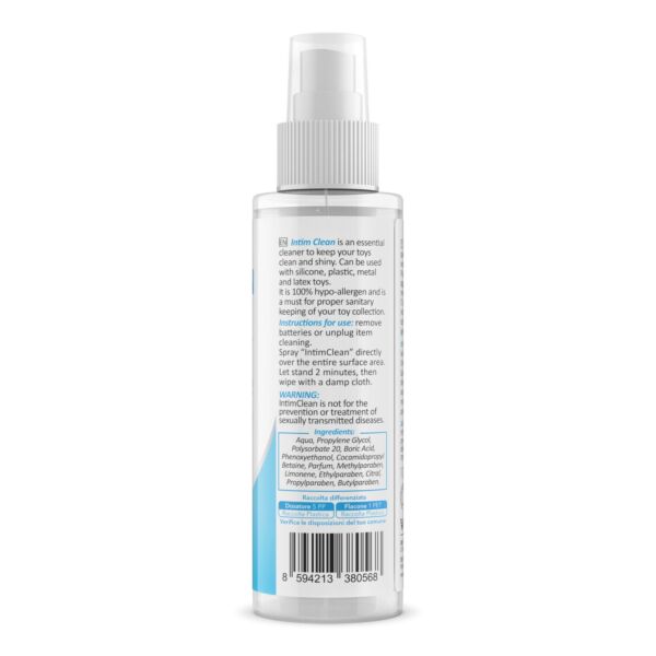 Sexleksaksrengöring IntimClean Toy Cleaner från Intimateline, spray på 100 ml